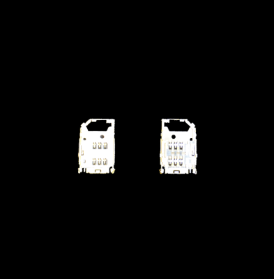 Коннектор SIM-карты (сим), mmc коннектор Nokia 206 Asha302 Asha701820 LumiaC2-05C6-01C7-00E6-